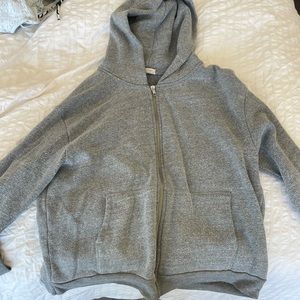 brandy grey zip up